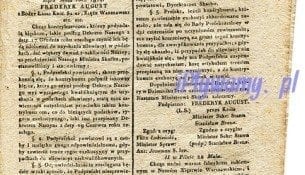 Gazeta Warszawska 1811 rok plywanie