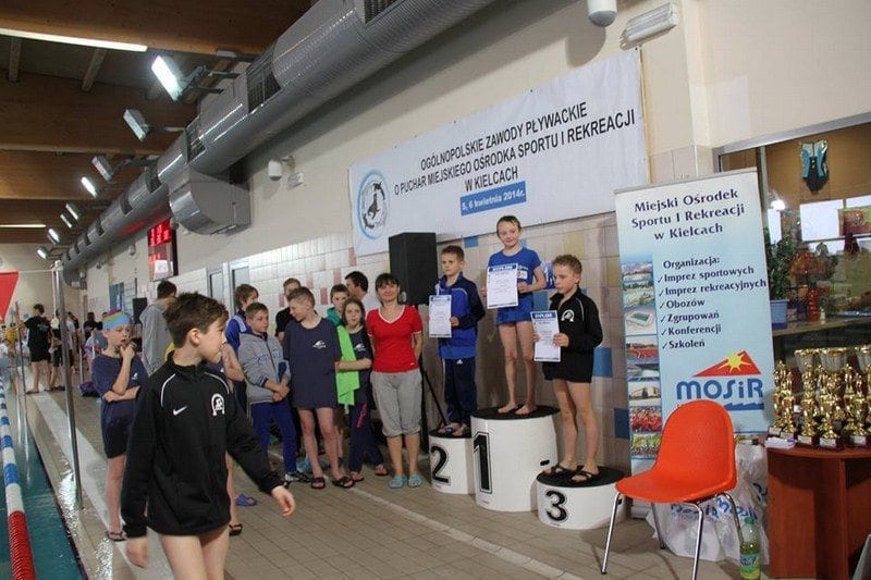 III Ogólnopolskie Zawody o Puchar MOSiR Kielce na krótkim basenie 25m Kielce - 5,6 kwietnia 2014r