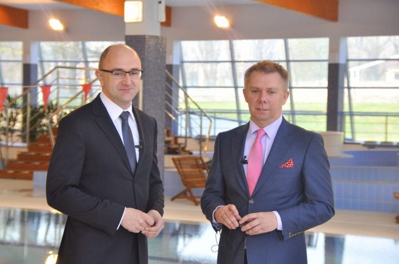 Minister Ździebło chwali raciborski Aquapark