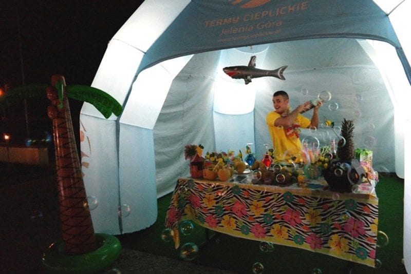 Impreza hawajska w Termach Cieplickich 23.08.2014
