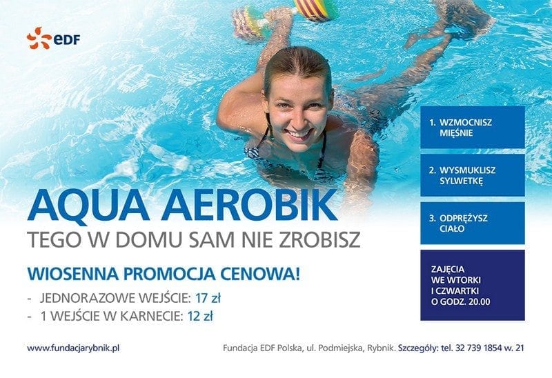 Wiosenna promocja! Aqua Aerobik - basen Rybnik