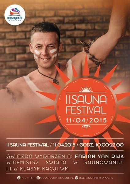 II Sauna Festival już 11.04.2015 - Aquapark Wrocław