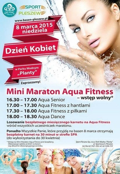 Mini Maraton Aqua Fitness - basen Pleszew