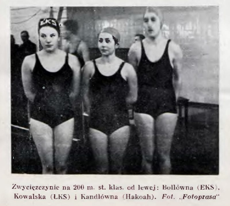 Mistrzostwa pływackie Hali Krytej - 1939r
